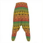 Rasta Tribal Pattern Print Hammer Pants