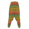 Rasta Tribal Pattern Print Hammer Pants