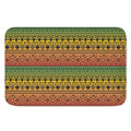 Rasta Tribal Pattern Print Indoor Door Mat