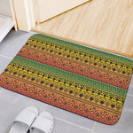 Rasta Tribal Pattern Print Indoor Door Mat