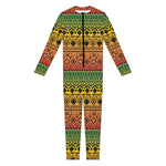 Rasta Tribal Pattern Print Jumpsuit