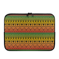 Rasta Tribal Pattern Print Laptop Sleeve