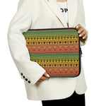 Rasta Tribal Pattern Print Laptop Sleeve