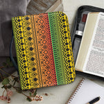 Rasta Tribal Pattern Print Leather Bible Cover