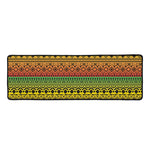 Rasta Tribal Pattern Print Long Kitchen Mat