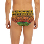 Rasta Tribal Pattern Print Men's Briefs