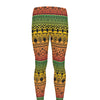 Rasta Tribal Pattern Print Men's leggings