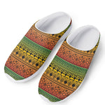 Rasta Tribal Pattern Print Mesh Casual Shoes