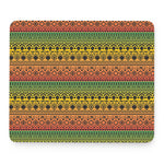 Rasta Tribal Pattern Print Mouse Pad