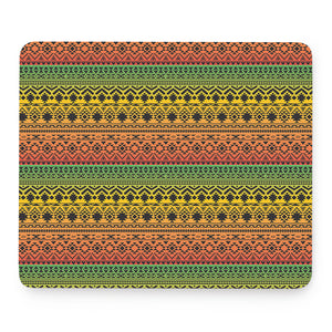 Rasta Tribal Pattern Print Mouse Pad