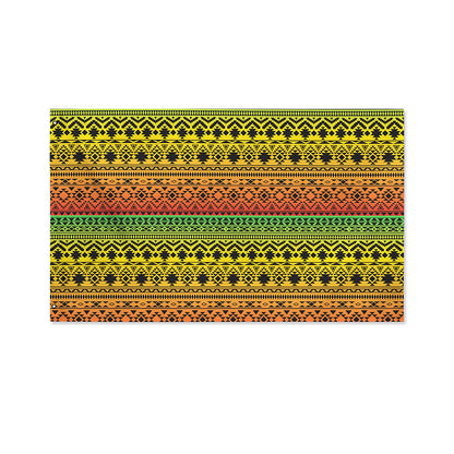 Rasta Tribal Pattern Print Polyester Flag