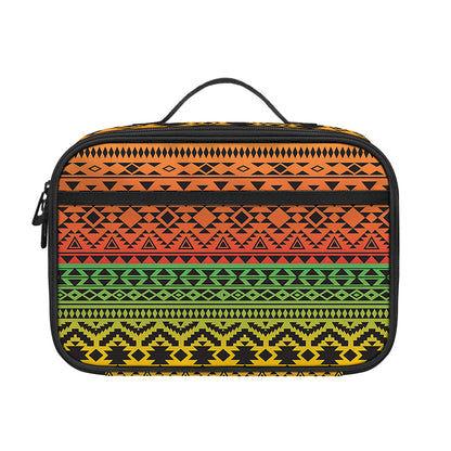Rasta Tribal Pattern Print Portable Lunch Bag