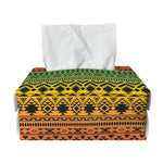 Rasta Tribal Pattern Print Rectangle Tissue Box Cover