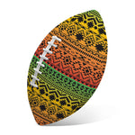 Rasta Tribal Pattern Print Rugby Ball