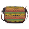 Rasta Tribal Pattern Print Saddle Bag