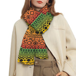 Rasta Tribal Pattern Print Scarf