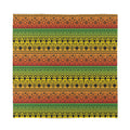 Rasta Tribal Pattern Print Silk Bandana