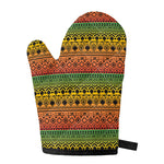 Rasta Tribal Pattern Print Single Oven Mitt