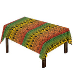 Rasta Tribal Pattern Print Tablecloth