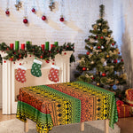 Rasta Tribal Pattern Print Tablecloth