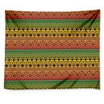 Rasta Tribal Pattern Print Tapestry