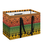 Rasta Tribal Pattern Print Utility Tote Bag