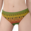 Rasta Tribal Pattern Print Women's Panties