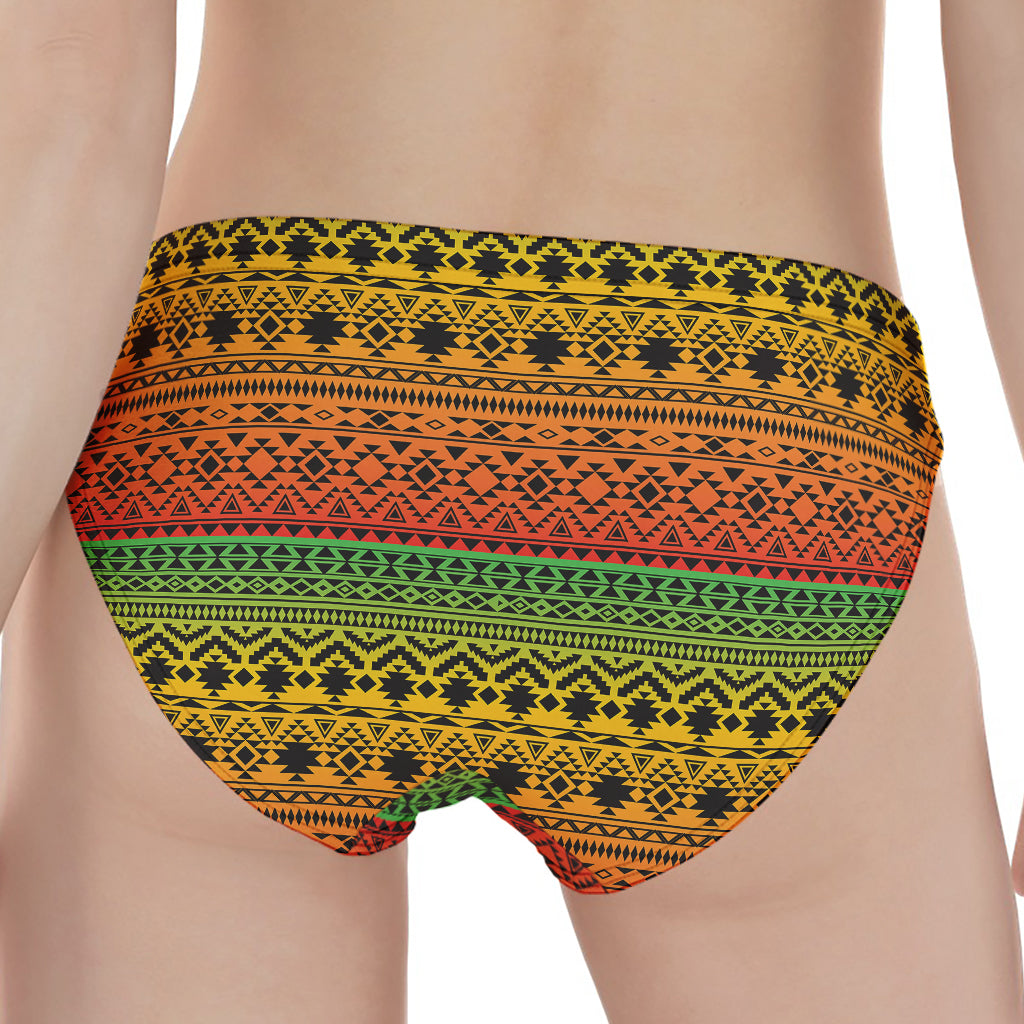 Rasta Tribal Pattern Print Women's Panties