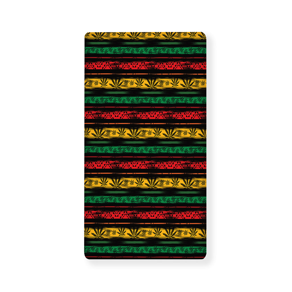 Rastafarian Hemp Pattern Print Baby Crib Sheet