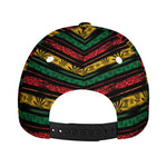 Rastafarian Hemp Pattern Print Baseball Cap