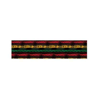 Rastafarian Hemp Pattern Print Bed Runner
