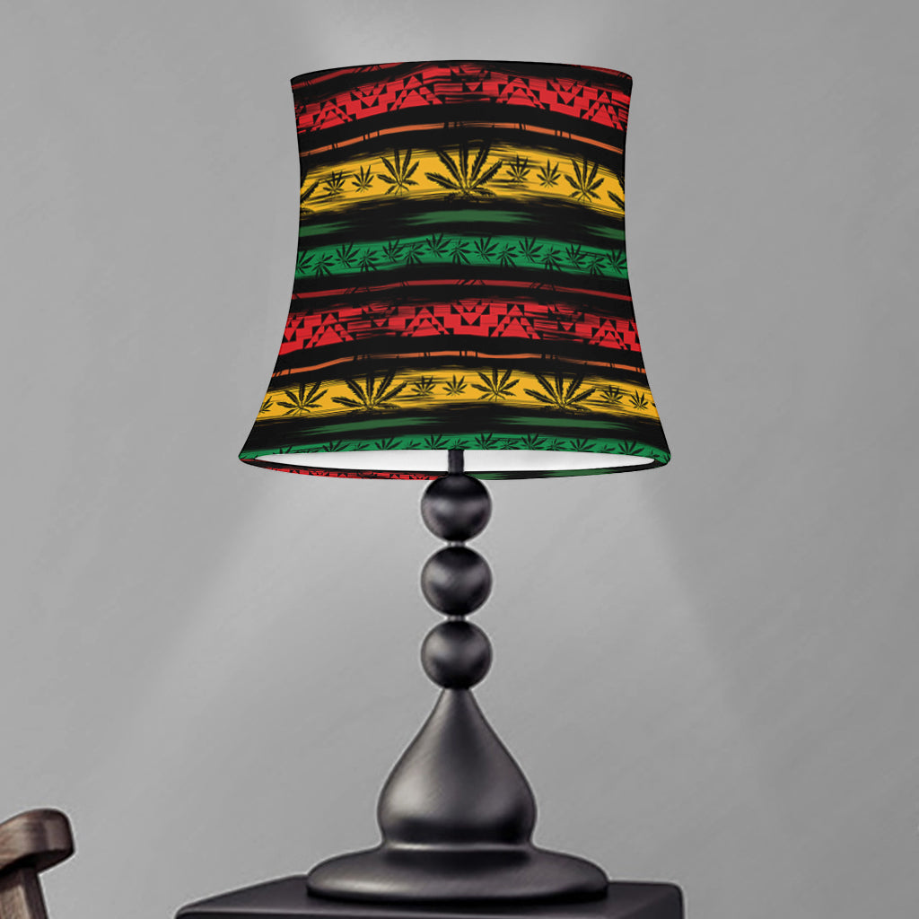 Rastafarian Hemp Pattern Print Bell Lamp Shade