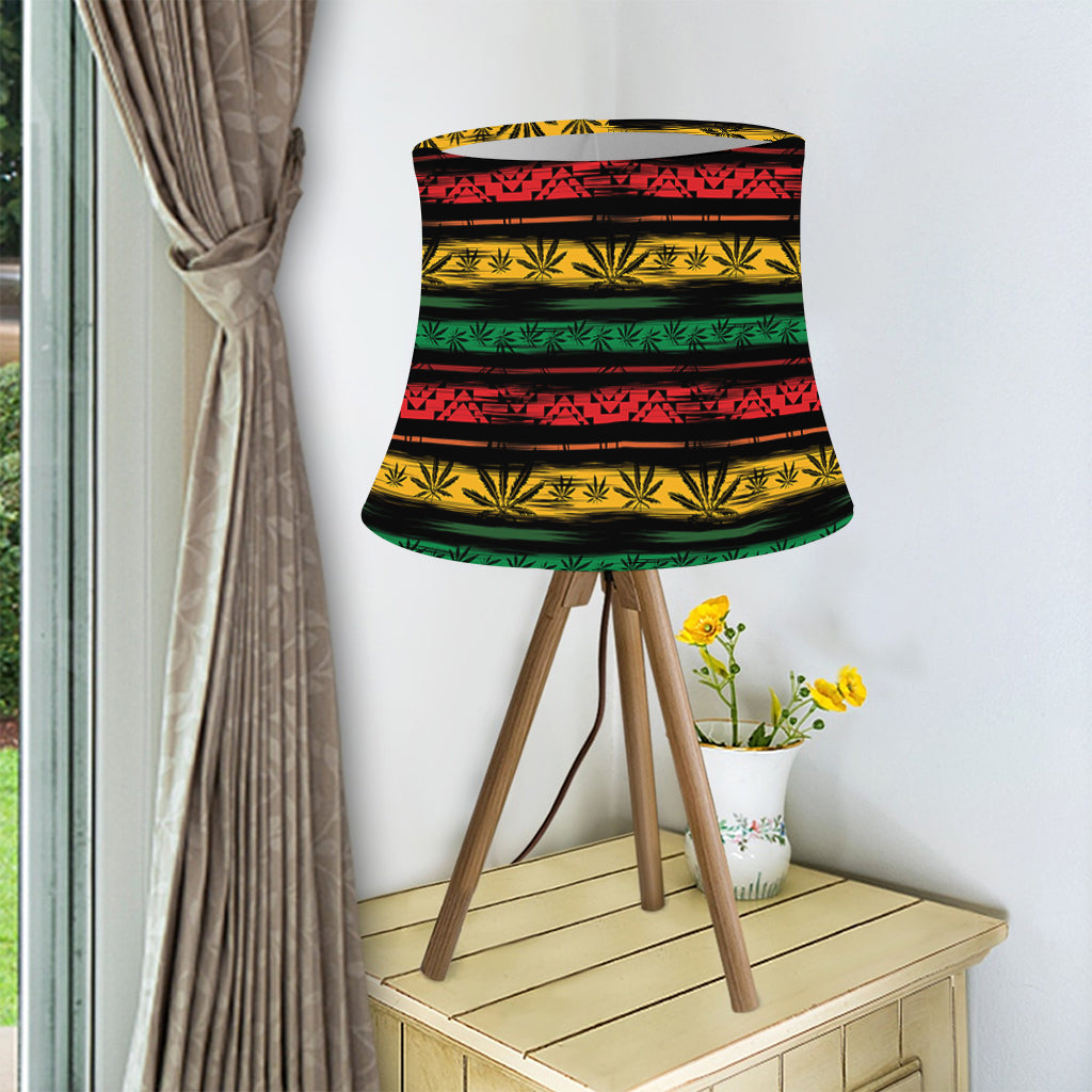 Rastafarian Hemp Pattern Print Bell Lamp Shade