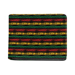Rastafarian Hemp Pattern Print Bifold Wallet