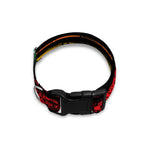 Rastafarian Hemp Pattern Print Dog Collar