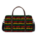 Rastafarian Hemp Pattern Print Duffel Bag