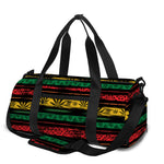 Rastafarian Hemp Pattern Print Gym Bag