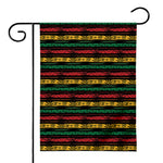 Rastafarian Hemp Pattern Print House Flag