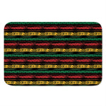 Rastafarian Hemp Pattern Print Indoor Door Mat