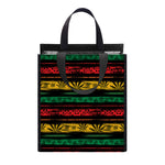 Rastafarian Hemp Pattern Print Insulated Lunch Tote
