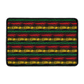 Rastafarian Hemp Pattern Print Kitchen Mat