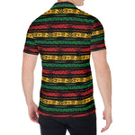 Rastafarian Hemp Pattern Print Men's Shirt