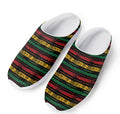 Rastafarian Hemp Pattern Print Mesh Casual Shoes