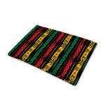 Rastafarian Hemp Pattern Print Pet Cooling Mat Cover