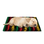 Rastafarian Hemp Pattern Print Pet Cooling Mat Cover