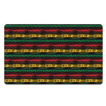 Rastafarian Hemp Pattern Print Polyester Doormat