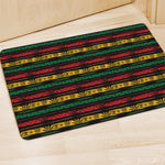 Rastafarian Hemp Pattern Print Polyester Doormat