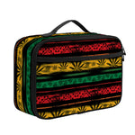 Rastafarian Hemp Pattern Print Portable Lunch Bag