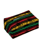 Rastafarian Hemp Pattern Print Rectangle Tissue Box Cover