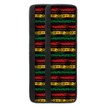 Rastafarian Hemp Pattern Print Refrigerator Handle Covers